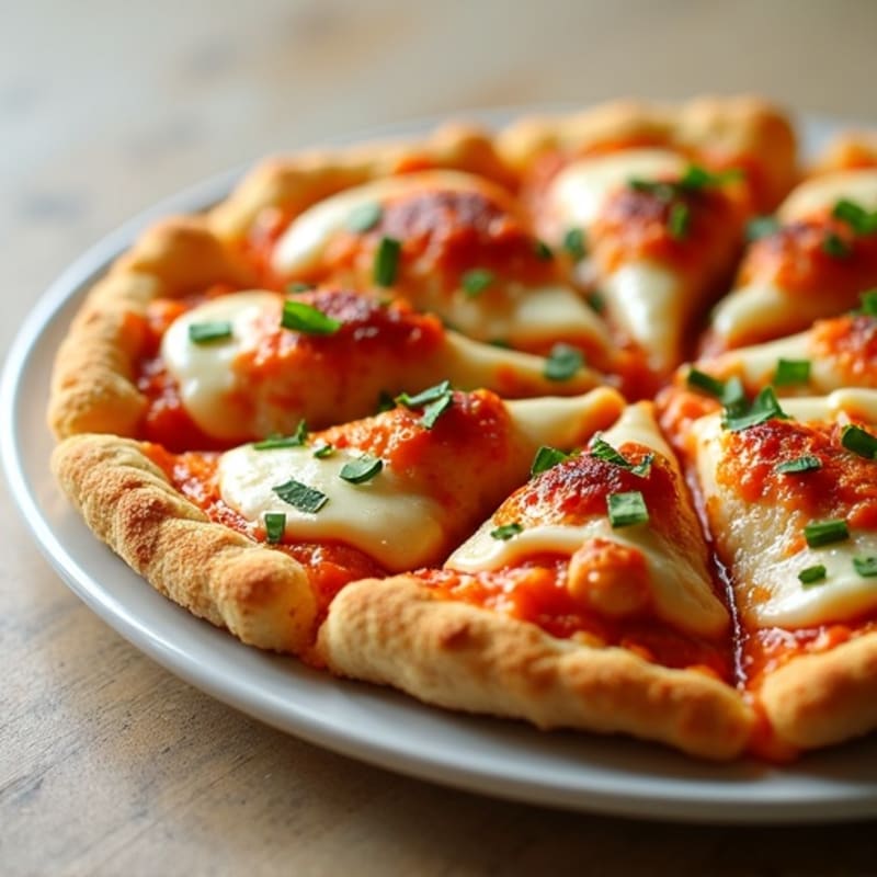 Crispy Buffalo Chicken Pizza