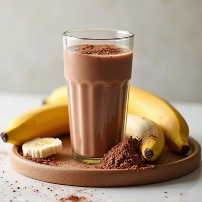 Creamy Dark Chocolate Protein Power Smoothie