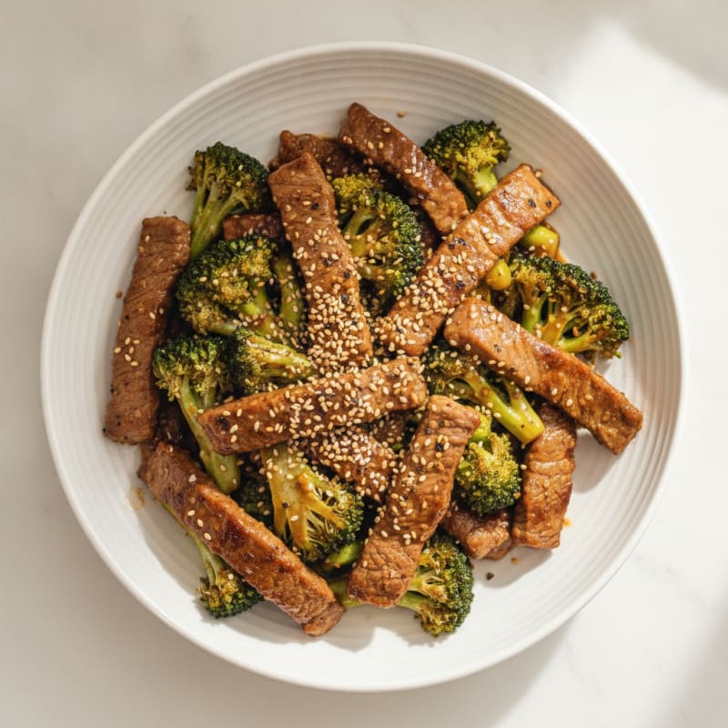 Sesame Beef and Broccoli Stir-Fry