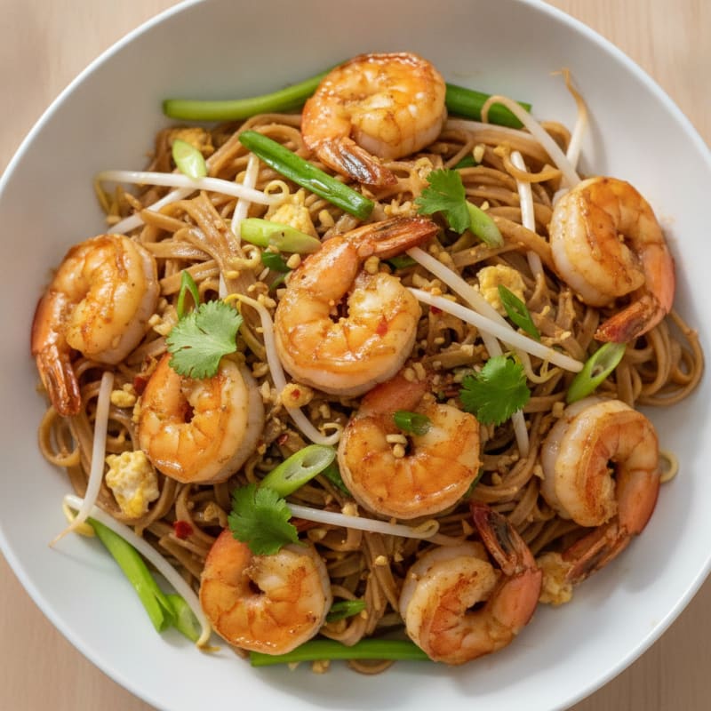Shrimp Pad Thai Noodles