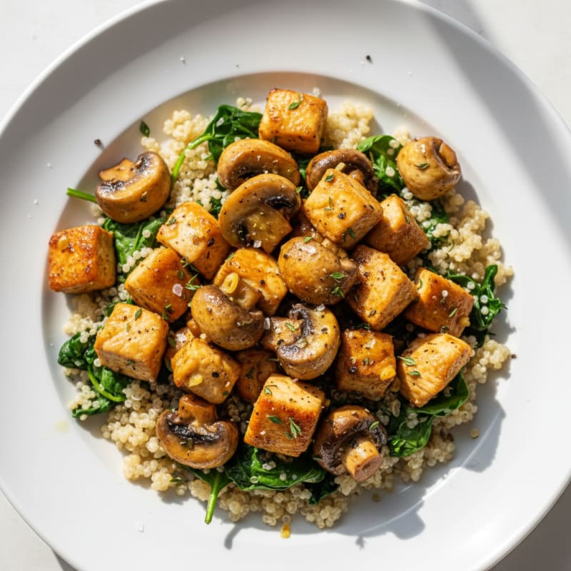 Golden Garlic Butter Roasted Mushrooms