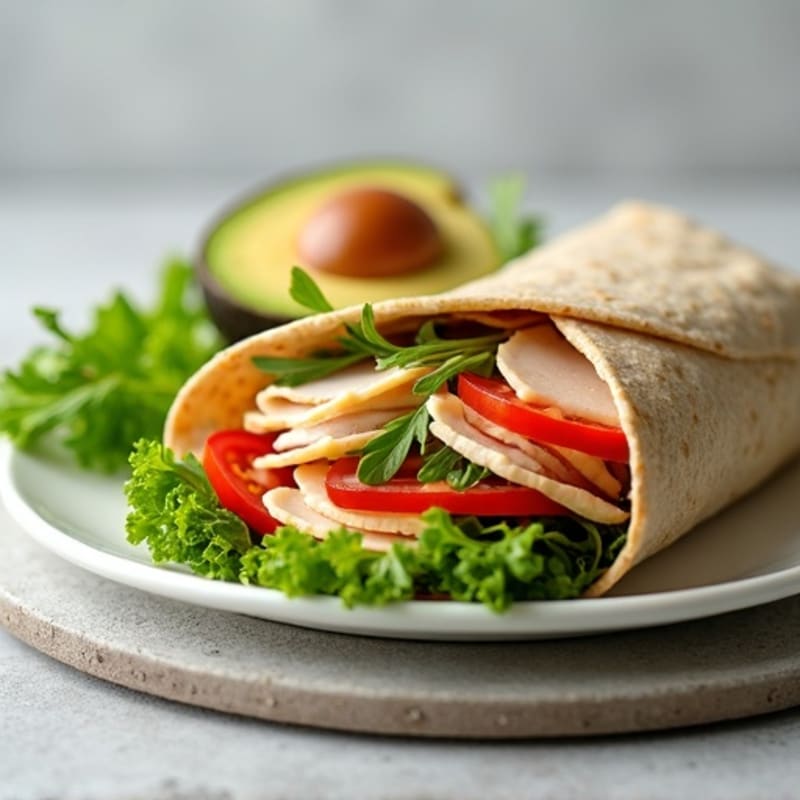 Fresh Turkey Avocado Wrap