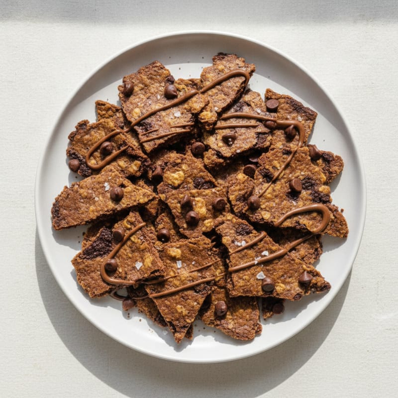 High-Protein Chocolate Fudge Brownie Brittle