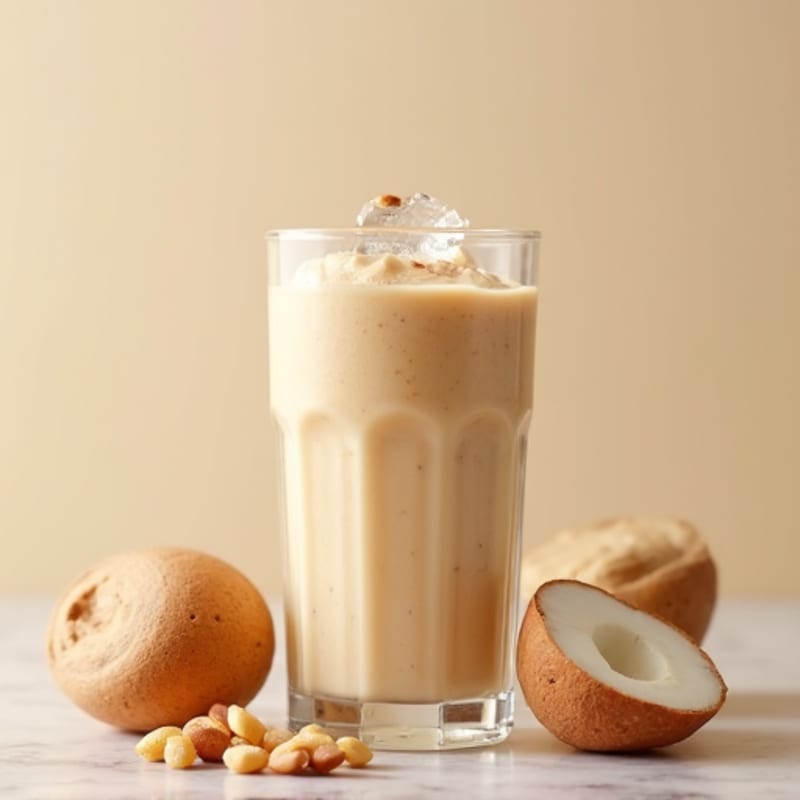 Creamy Chickpea Protein Smoothie with Pea Protein