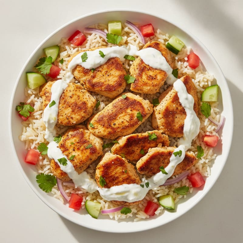 Chicken Shawarma with Jasmine Rice