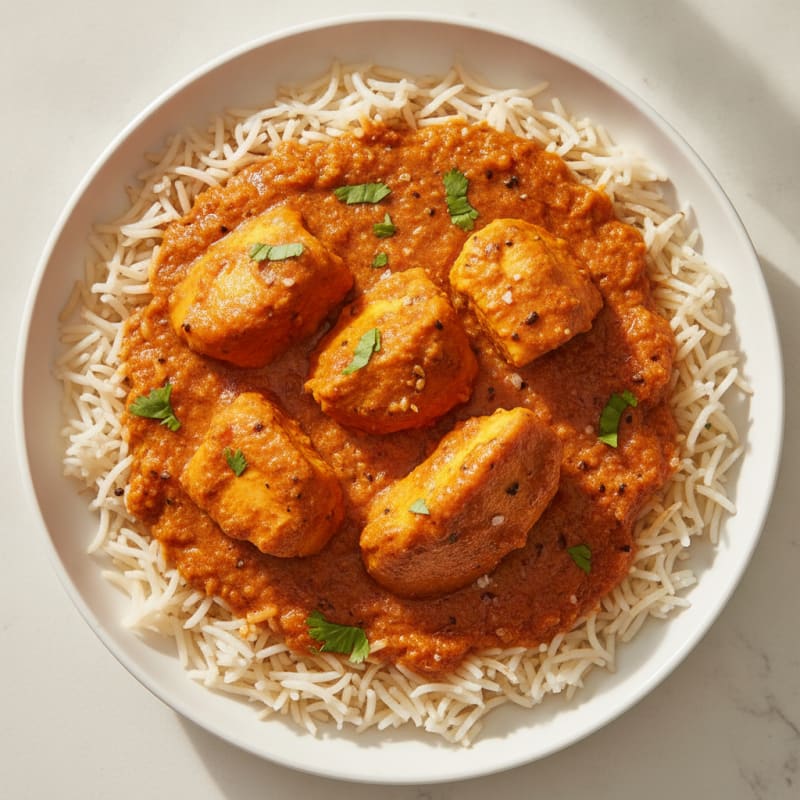 Chicken Tikka Masala with Basmati Rice