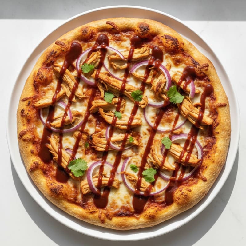 High-Protein BBQ Chicken Pizza