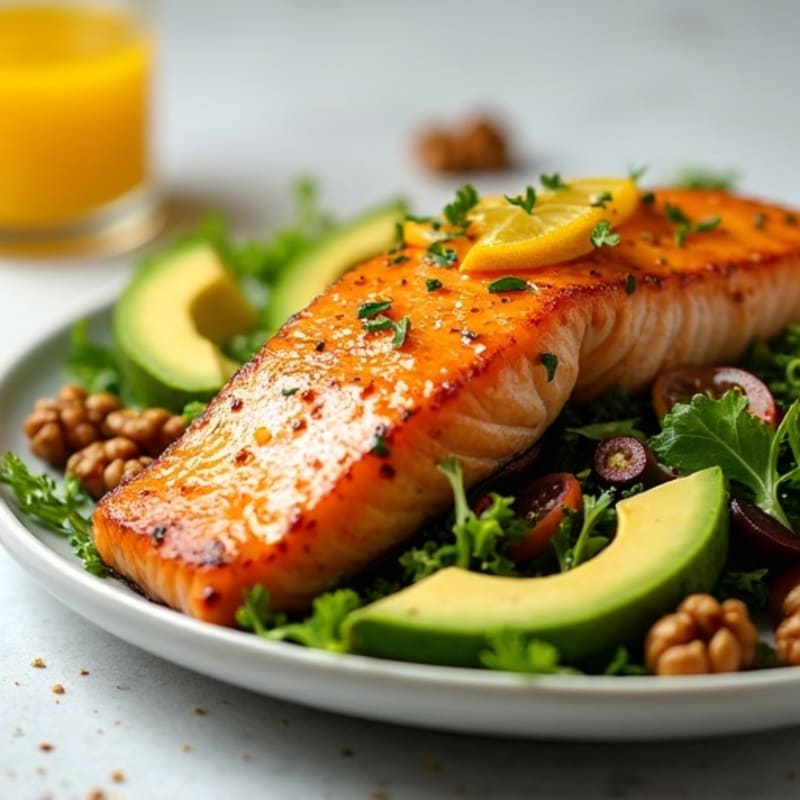 Citrus-Glazed Salmon Superfood Salad