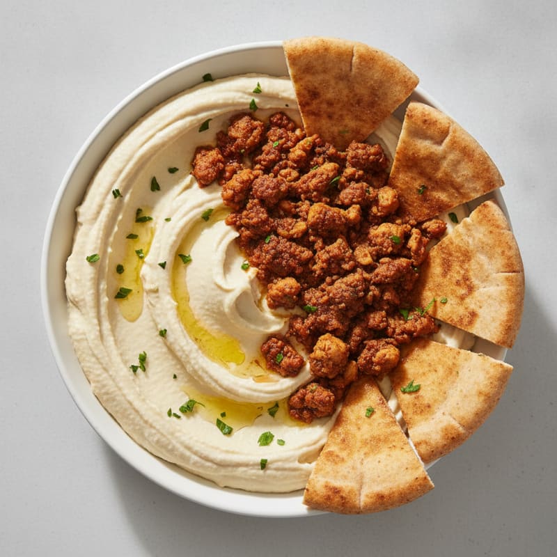 Whipped Hummus with Toasted Pita