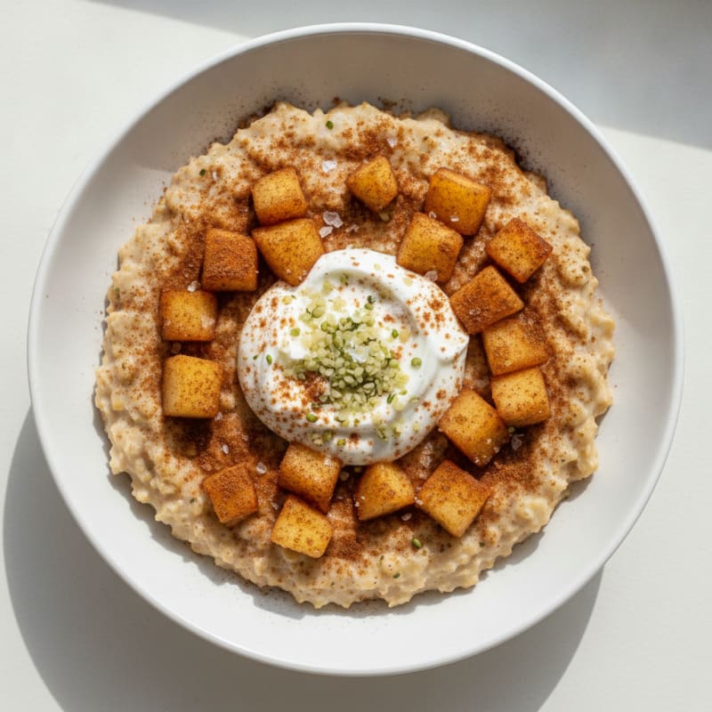 Cinnamon Apple Spiced Oatmeal