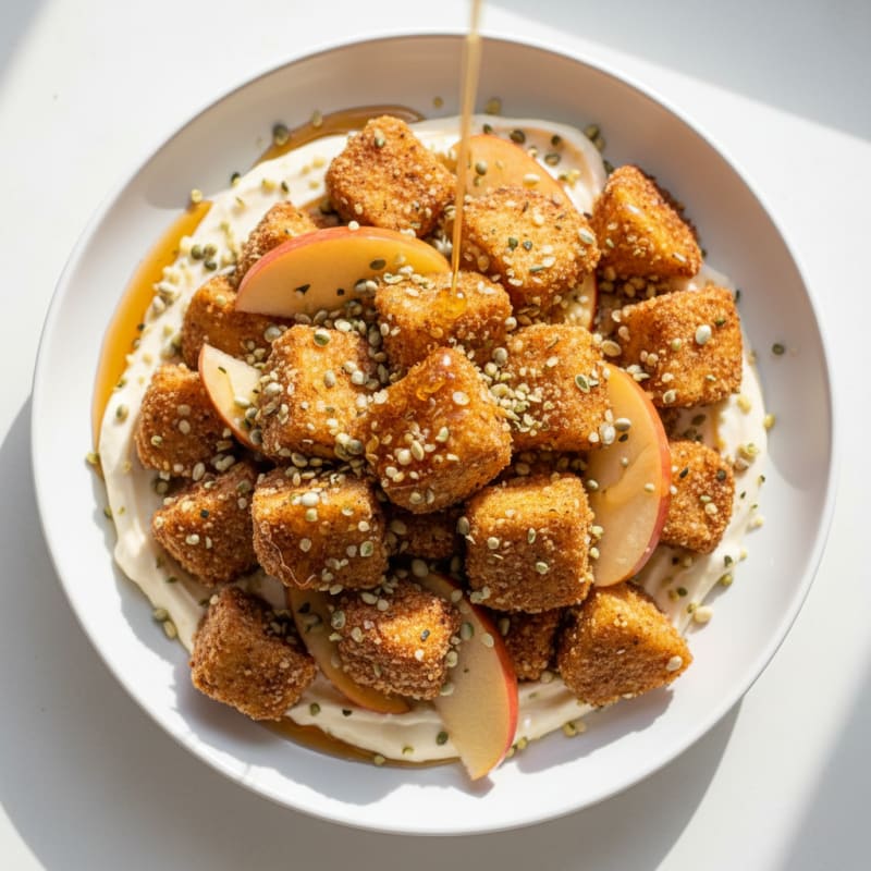 Cinnamon Air-Fried Apple Bites