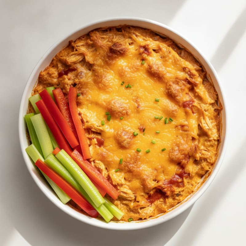 High-Protein Buffalo Chicken Dip