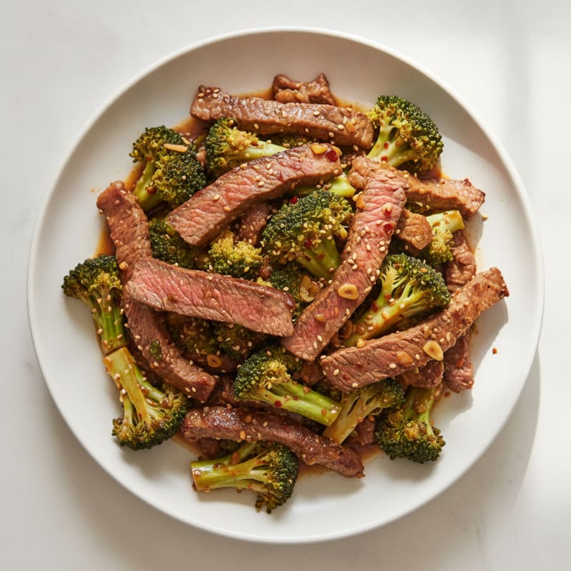 Sesame Beef & Broccoli Stir-Fry