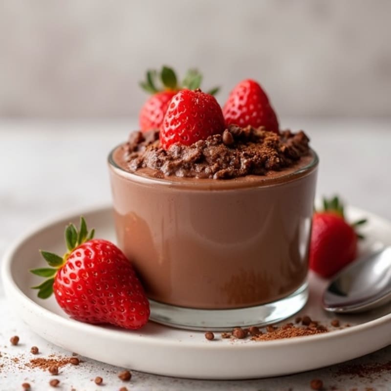 Silky Chocolate Protein Pudding