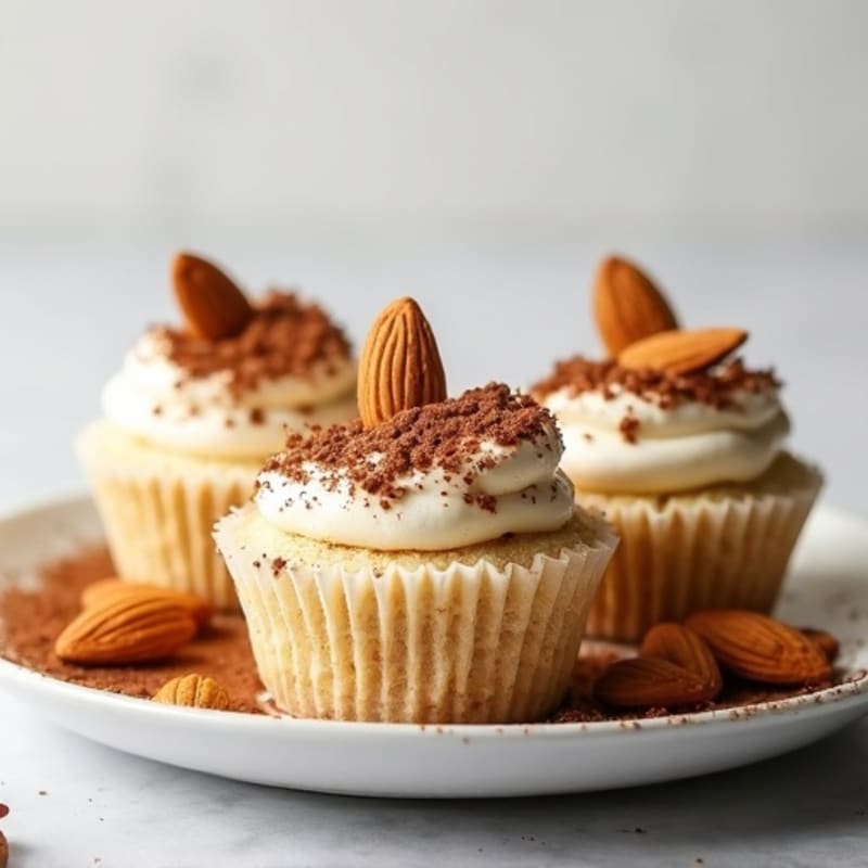 Protein-Packed Vanilla Almond Tiramisu Cups