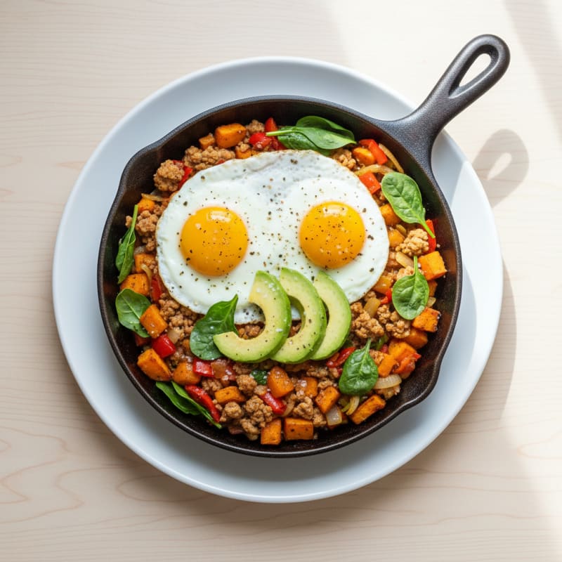 Hearty Grand Slam Breakfast Skillet
