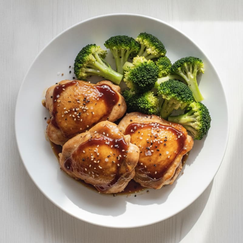 Teriyaki Glazed Chicken Thighs