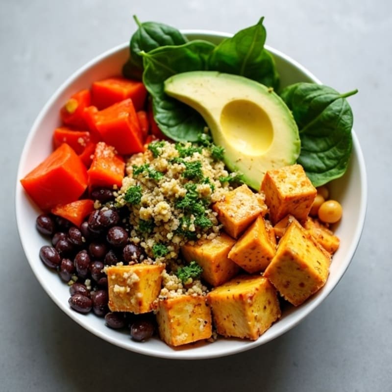 Protein-Packed Tofu Scramble Breakfast Bowl