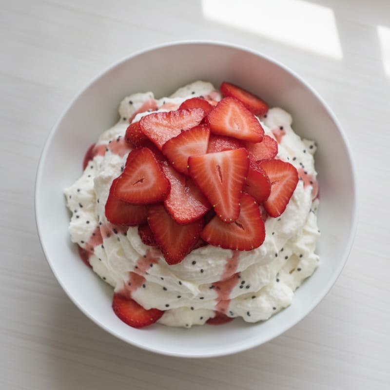 Creamy Greek Yogurt Protein Mousse with Berries