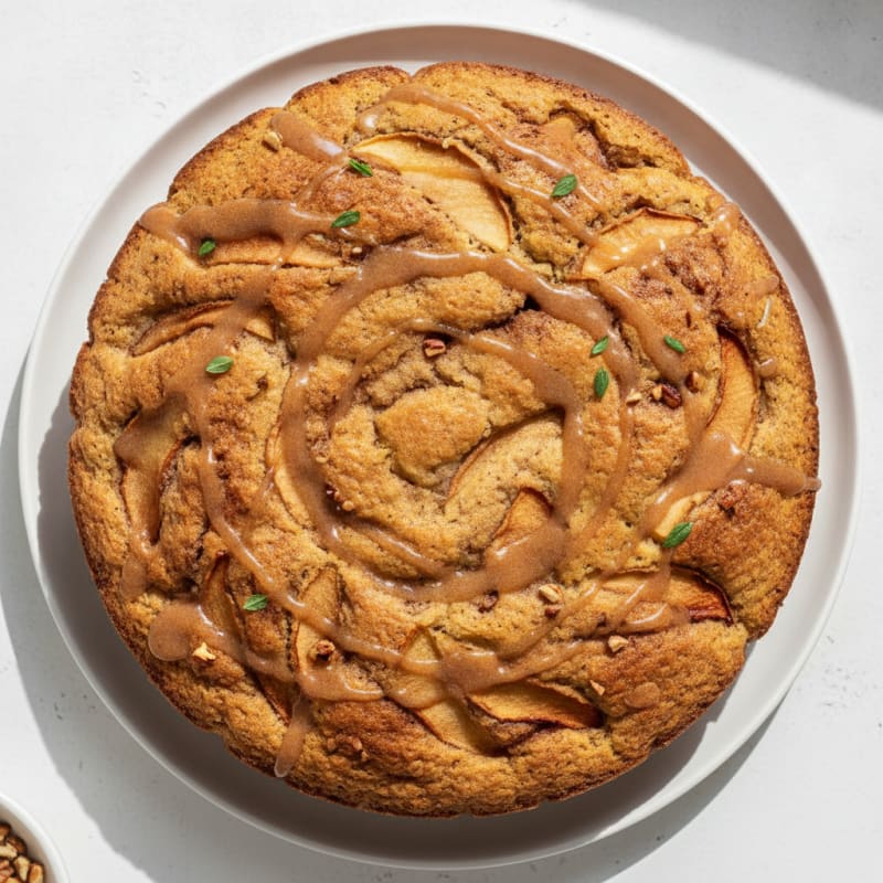 Baked Apple Cinnamon Cake