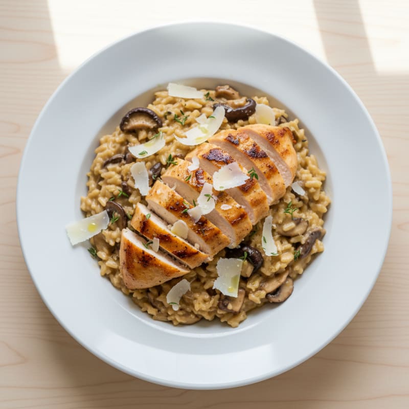 Wild Mushroom Risotto with Parmesan