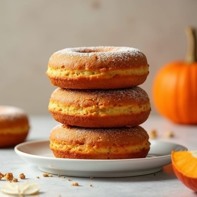 Protein-Packed Baked Pumpkin Spice Donuts