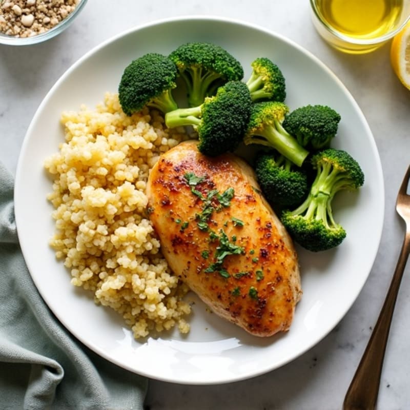 Sheet Pan Lemon Herb Chicken and Crispy Roasted Broccoli