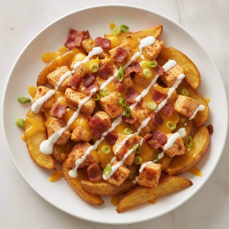 Loaded Bacon Cheddar Chicken Fries