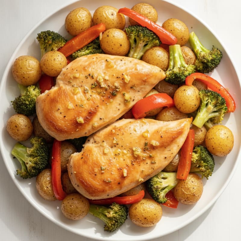 Sheet Pan Lemon Herb Chicken