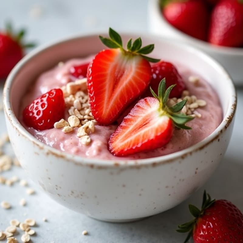 Creamy Strawberry Overnight Oats