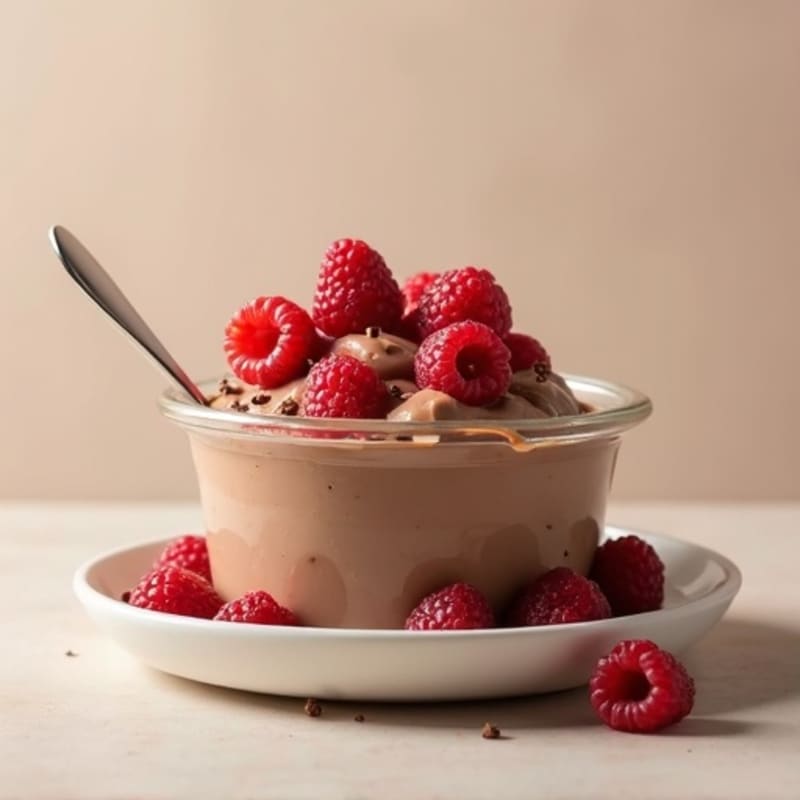 Silky Chocolate Protein Pudding with Greek Yogurt