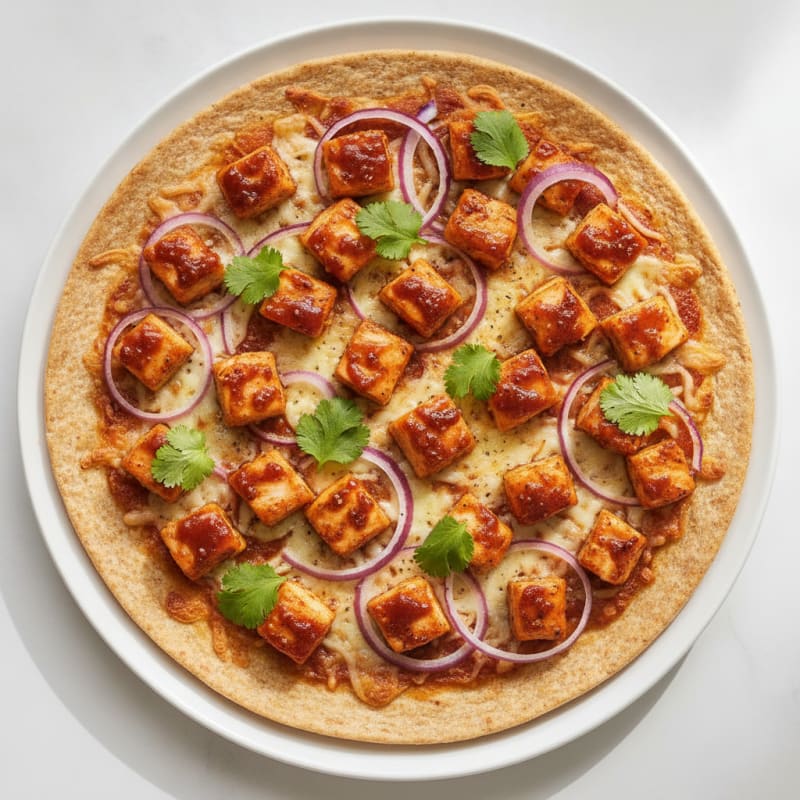 High-Protein BBQ Chicken Pizza