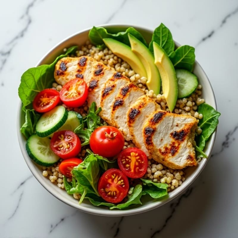 Grilled Chicken and Quinoa Power Bowl