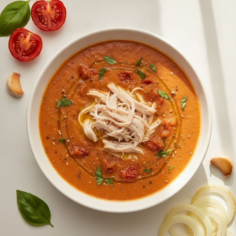 Roasted Tomato Basil Soup