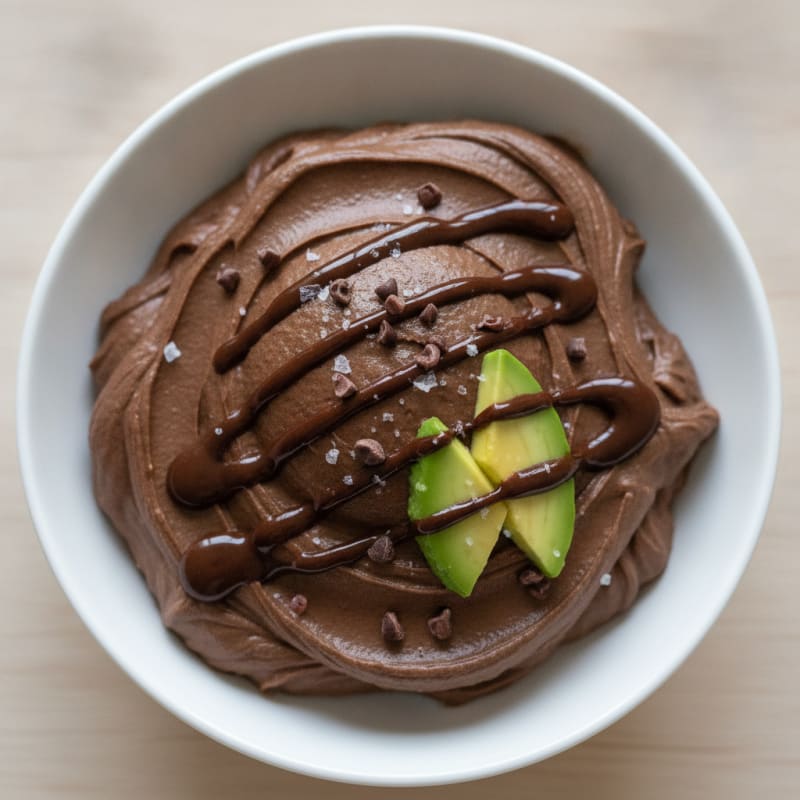 Avocado Chocolate Protein Mousse