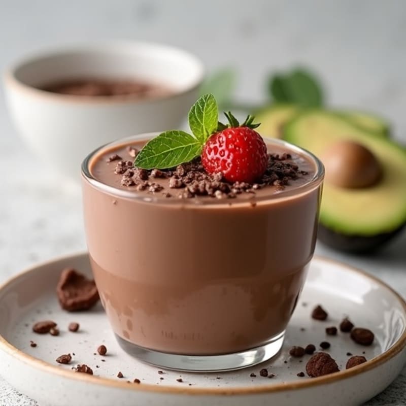 Silky Chocolate Protein Pudding