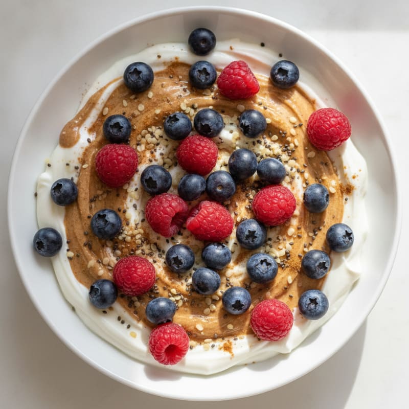 Greek Yogurt Power Bowl with Berries