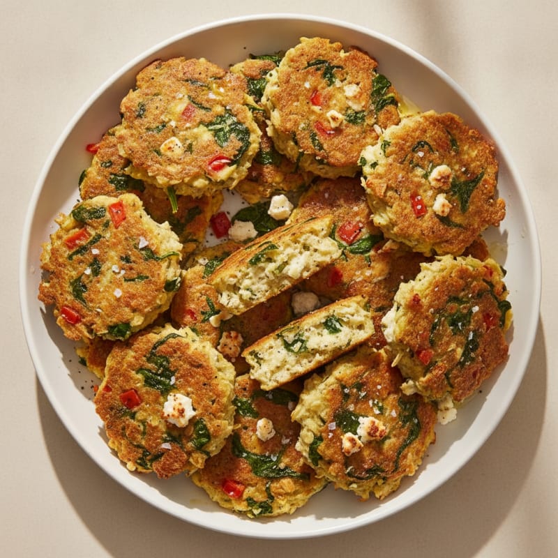 Baked Oats and Egg Fritters