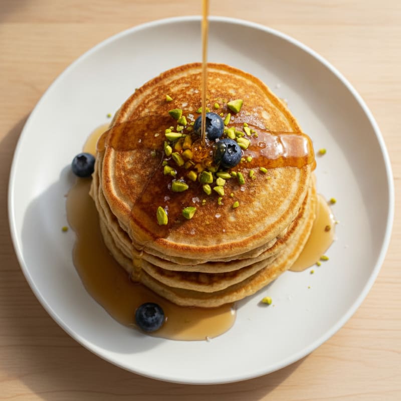 High-Protein Buttermilk Style Pancakes