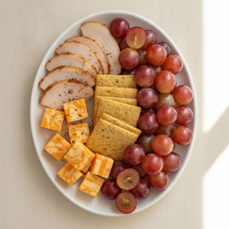 High-Protein Colby Jack and Turkey Bistro Box