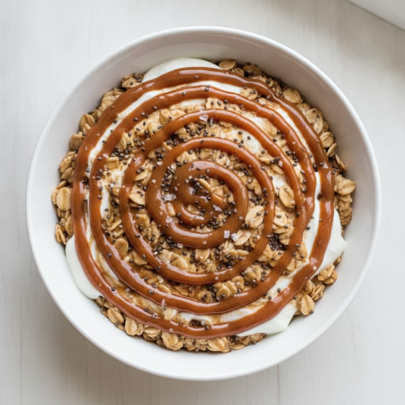 Starbucks Copycat Caramel Macchiato Protein Bowl