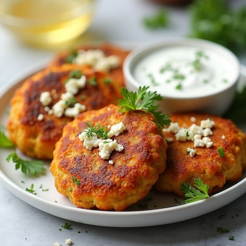 Crispy Greek-Style Chickpea Patties