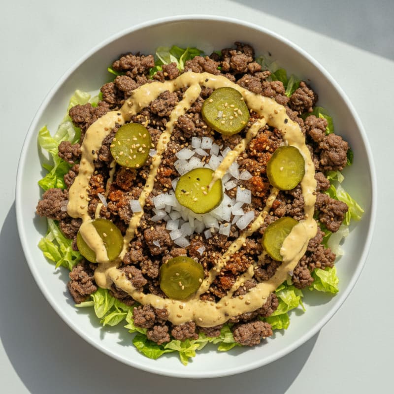 Big Mac Inspired Protein Power Bowl