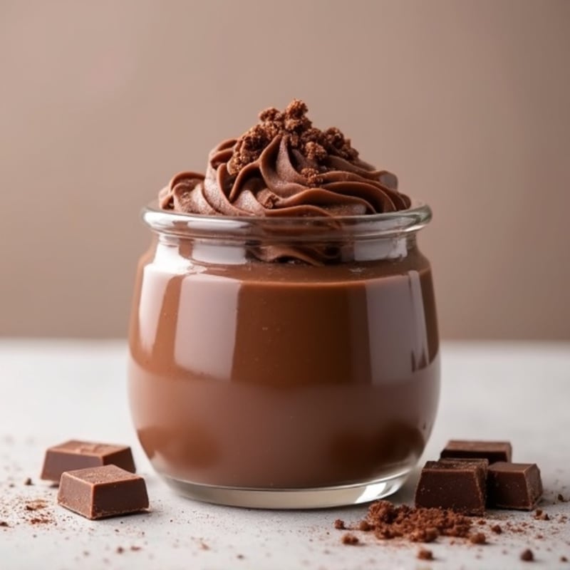 Silky Dark Chocolate Protein Mousse