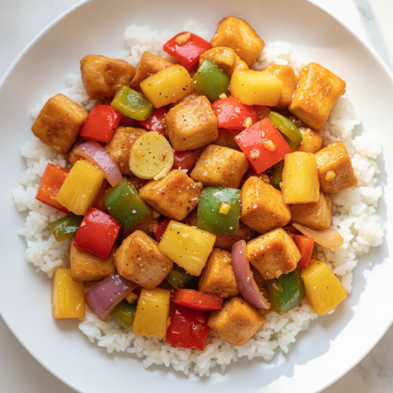 Sweet and Sour Chicken with Pineapple