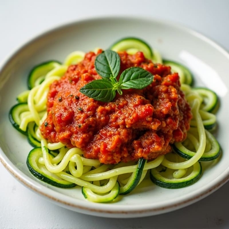 Protein-Packed Turkey Bolognese with Zucchini Noodles