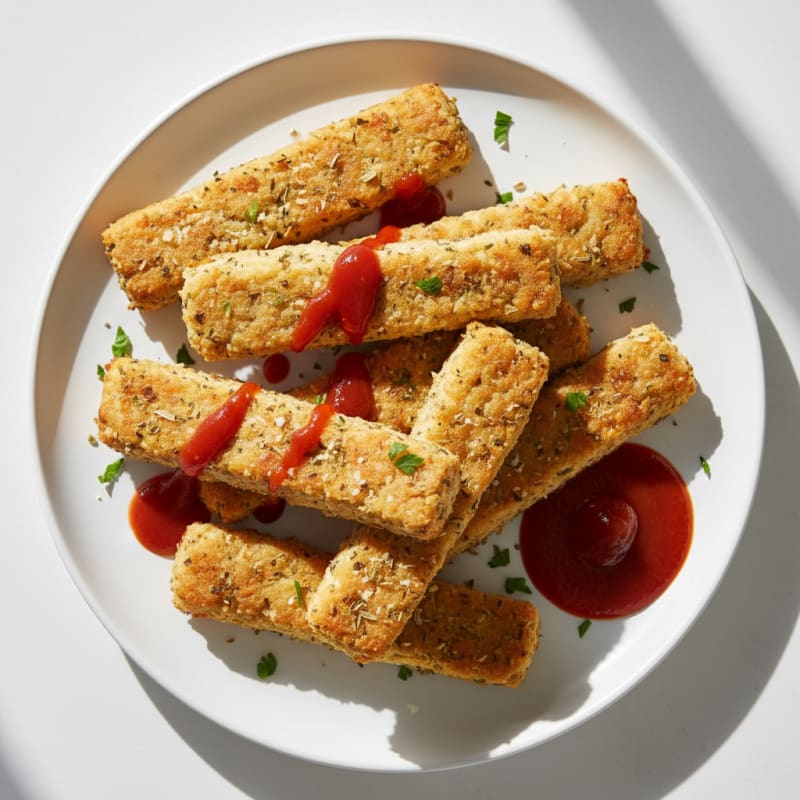 Garlic Parmesan Breadsticks with Marinara