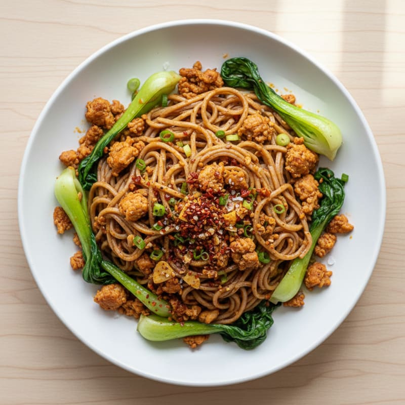 Sichuan Dan Dan Noodles with Chili Oil