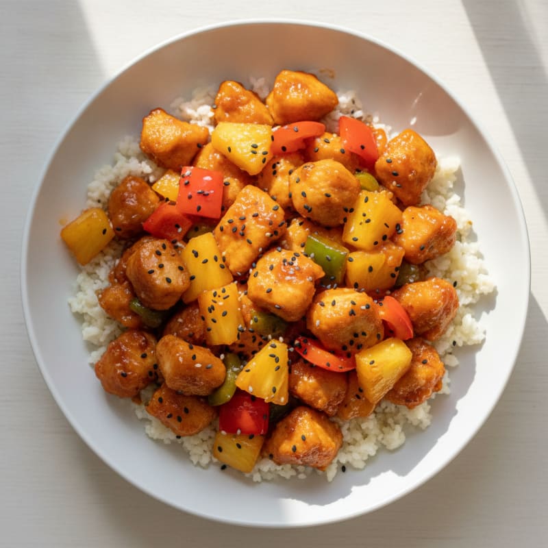 Sweet and Sour Chicken with Pineapple