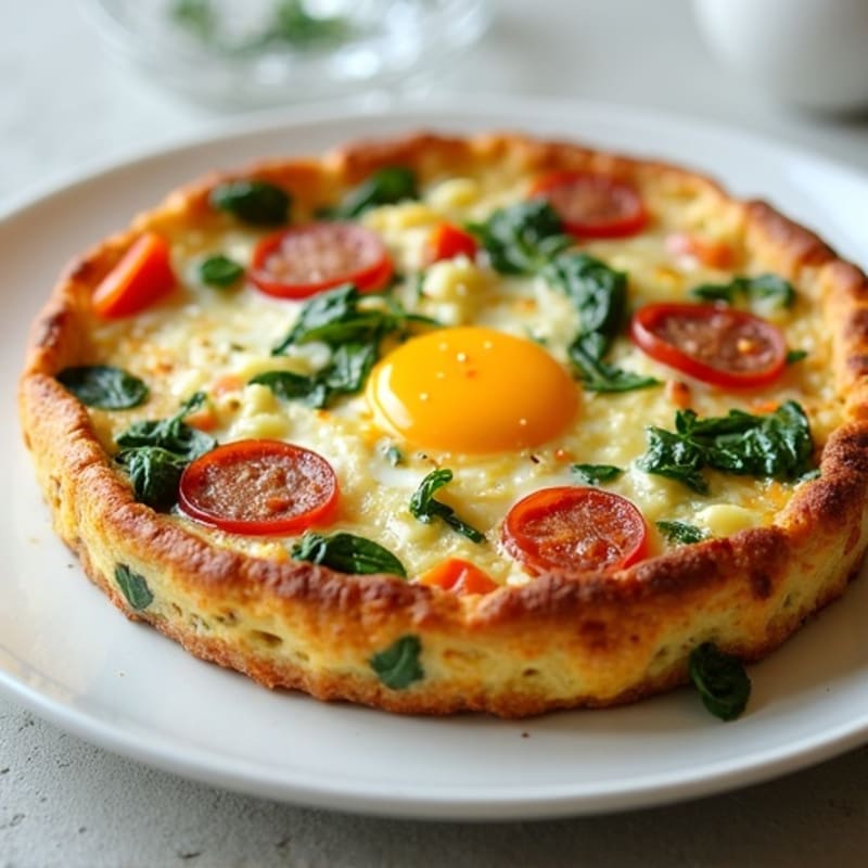 Hearty Baked Egg and Veggie Frittata